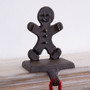 Cast Iron Gingerbread Stocking Holder 370924