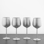 18 Oz Ap Sw Satinless Steel Wine Glass (Set Of 4) (EW001CBSTNDS)