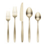 Nylah Pvd Champagne Satin 18/0 20-Piece Flatware Set (514020CKW12R)