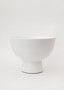Large White Ceramic Compote - 6" ALI-JZD-LWH