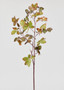 Burgundy Green Tall Faux Leaf Branch - 47" GOL-GB71412N.BUGR