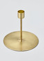 Antique Brass Metal Candle Holder - 4.5" LIF-205340853