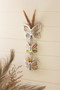 Set Of Three Hanging Clay Butterfly Bud Vases (H4418)