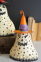 Set Of Two Painted Metal Halloween Ghost (NBR1142)