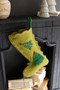 Felt Christmas Stocking - Green With Tree (NKF1091)