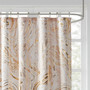 100% Polyester Printed Marble Metallic Shower Curtain - Blush/Gold ID70-1806