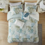 Kiawah Island 6 Piece Oversized Cotton Comforter Set With Throw Pillow - King HH10-1852