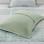 Caralie 5 Piece Seersucker Comforter Set With Throw Pillows - Full/Queen MP10-8203
