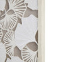 Lillian Framed Rice Paper Shadow Box Gingko Leaf Wall Decor Art MT95B-0079