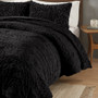 Blair Ruched Fur Down Alternative Comforter Set - Full/Queen MP10-8213