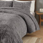 Blair Ruched Fur Down Alternative Comforter Set - Full/Queen MP10-8211