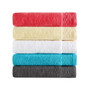 100% Cotton Wavy Border 6Pcs Towel Set - Blue MP73-5715