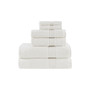 100% Cotton 6 Piece Towel Set - White MP73-6182