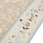 100% Cotton Embroidered Jacquard 6Pcs Towel Set - Blue MP73-6090