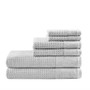 100% Cotton 6Pcs Towel Set - Grey MP73-5915