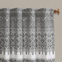 Mila Cotton Printed Curtain Panel With Chenille Detail And Lining II40-1278