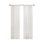 Aida Yarn Dye Sheer Curtain Panel Pair MP40-7933