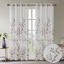 Cecily Burnout Printed Window Curtain Panel MP40-7911