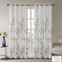 Cecily Burnout Printed Window Curtain Panel MP40-7911