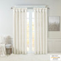 Emilia Twist Tab Lined Window Curtain Panel MP40-8259