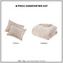 Mira Crushed Velvet Sherpa Reversible Comforter Set - King/Cal King ID10-2268