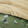 Heath Forest Animals Plush Reversible Comforter Set - Twin MZK10-265