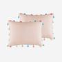 Tessa Tassel Comforter Set With Heart Shaped Throw Pillow - Full/Queen MZK10-262