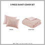 Naomi Metallic Print Faux Fur Duvet Cover Set - Full/Queen ID12-2248