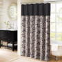 100% Polyester Shower Curtain - Black MP70-845