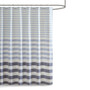 55% Cotton 45% Polyester Blended Yarn Dye Woven Shower Curtain - Navy MP70-6143