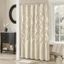 Faux Silk Shower Curtain - Ivory MP70-439