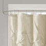 Faux Silk Shower Curtain - Ivory MP70-439