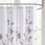 65% Rayon 35% Polyester Printed Burnout Shower Curtain - Purple MP70-6420