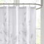65% Rayon 35% Polyester Printed Burnout Shower Curtain - Aqua MP70-6421