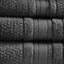 100% Cotton Super Soft 6Pcs Towel Set - Dark Gray MPE73-665