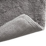 100% Cotton Solid Tufted Bath Rug Set - Grey MPS72-452