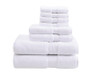 800Gsm Cotton 8 Piece Towel Set - White MPS73-188