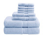 800Gsm Cotton 8 Piece Towel Set - Light Blue MPS73-198