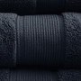 100% Cotton 8Pcs Bath Towel Set - Black MPS73-320