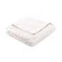 100% Polyester Knitted Solid Faux Fur Heated Throw - Ivory BR50-0751