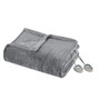 100% Polyester Solid Microlight To Solid Microlight Heated Blanket - Full BR54-0514