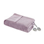 100% Polyester Knitted Solid Microlight To Solid Microlight Heated Blanket - Full BR54-0655