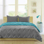 Microfiber Reversible Comforter Mini Set - Full/Queen ID10-460