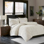 100% Polyester Back Printed Brushed Long Fur Comforter Set - King/Cal King MP10-4803
