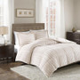 100% Polyester Solid Brushed Faux Fur Comforter Mini Set - King/Cal King MP10-3067