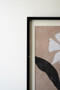Set Of Two Framed Flower Prints Under Glass (CHH1514)
