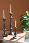 Set Of Three Metal Candle Towers (CMNQ1259)