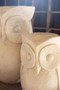 Set Of Two Carved Wooden Owl Statues (DRA1005)