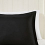 100% Polyester Microfiber Solid Comforter Mini Set - Full/Queen BASI10-0282