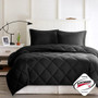 100% Polyester Microfiber Solid Comforter Mini Set - King BASI10-0283